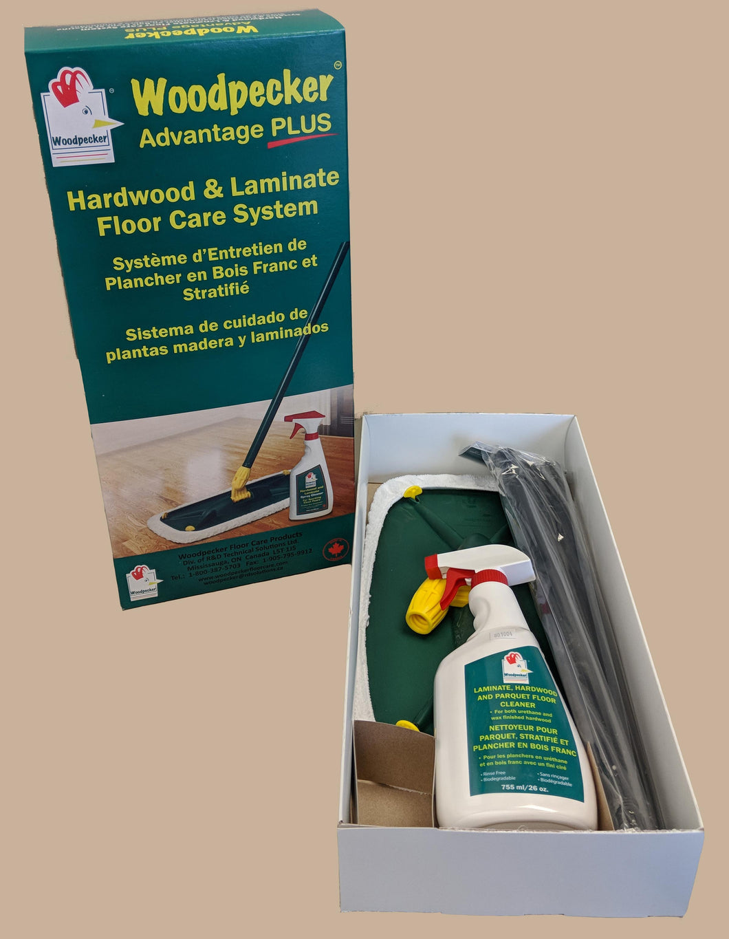 Woodpecker Advantage Plus Floor Care Kit